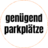 genügend parkplätze